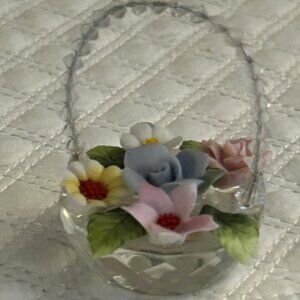 VTG Crystal Symphony Basket Of Flowers